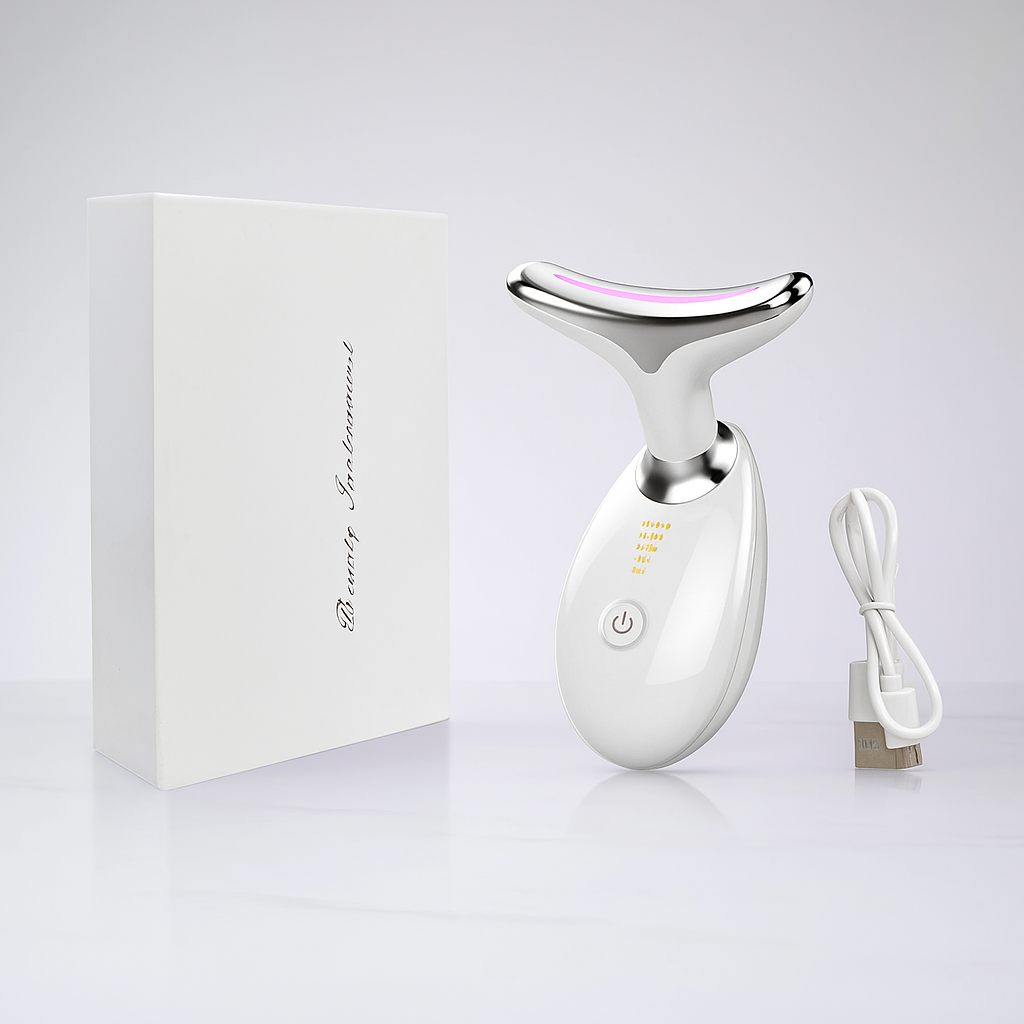 AgeDefy Masajeador EMS con Terapia LED Facial