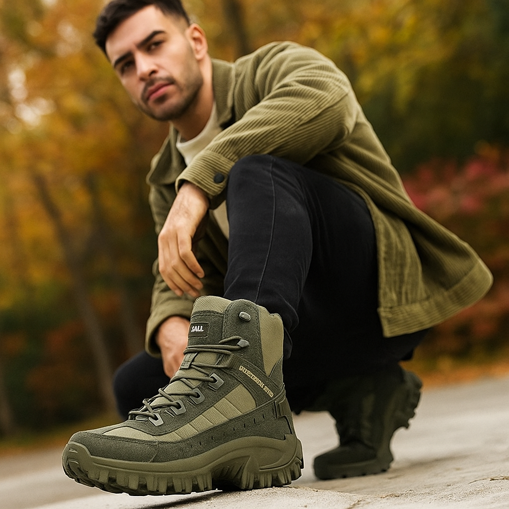 Botas Militares Impermeables y Antipinchazos Outdoor