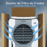 Enfriador Evaporativo Industrial 4 en 1 45L