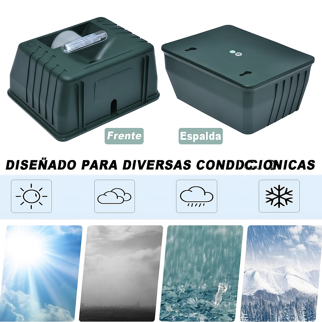 Repelente Ultrasónico de Picos Exterior Solar
