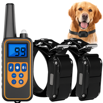Collar de Perro Eléctrico Impermeable con Control Remoto