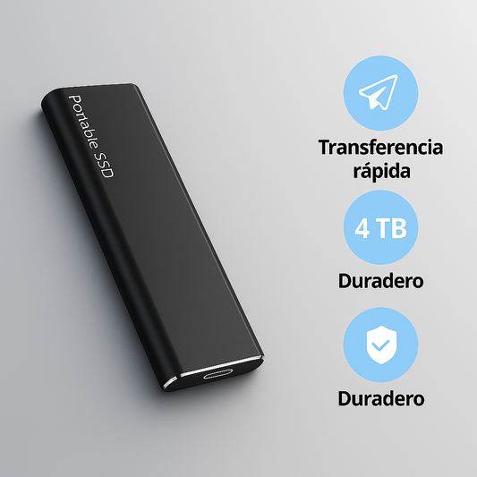 SecureSpace Disco Duro Externo 4TB USB-C