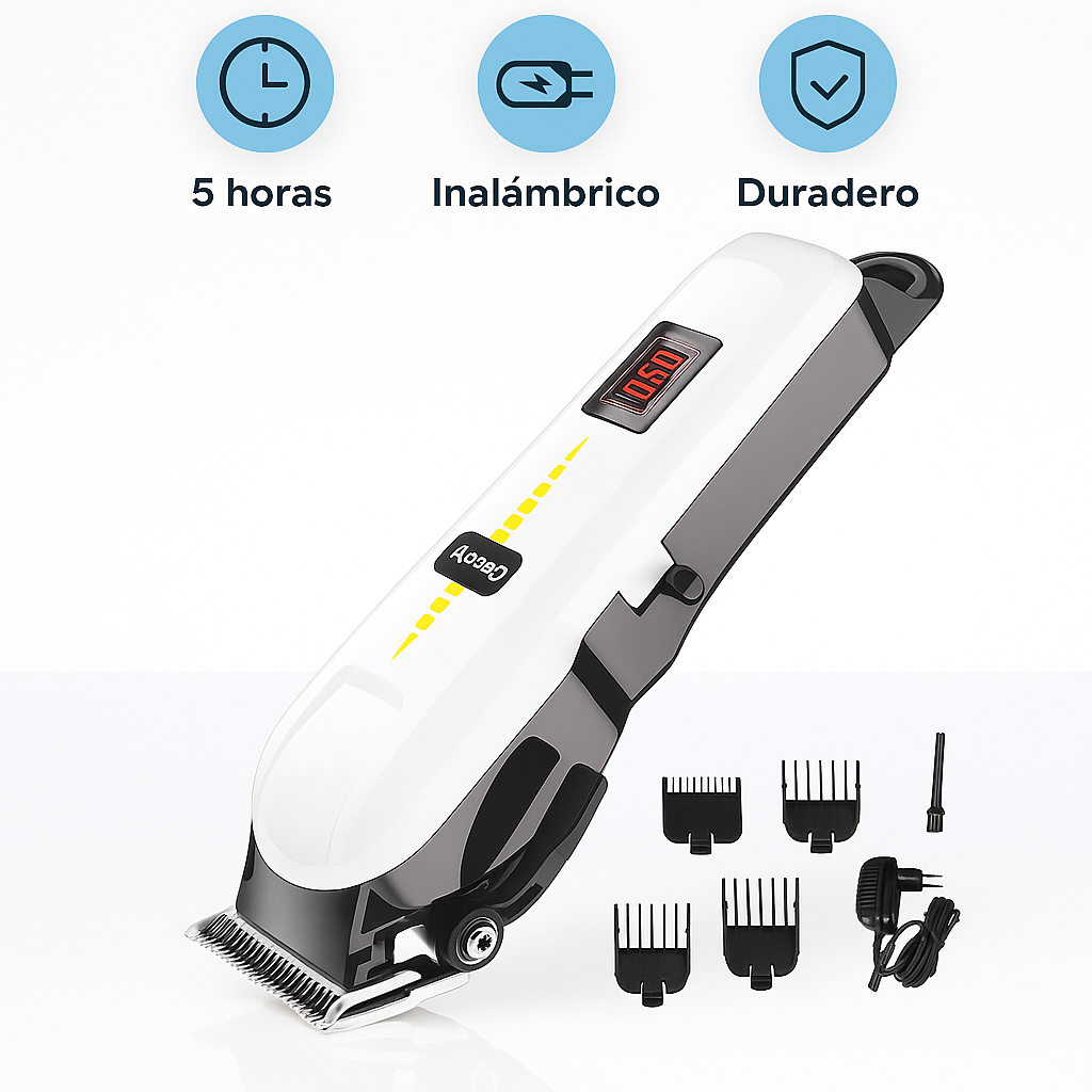 Cortadora de Barba y Cabello Inalámbrica Profesional