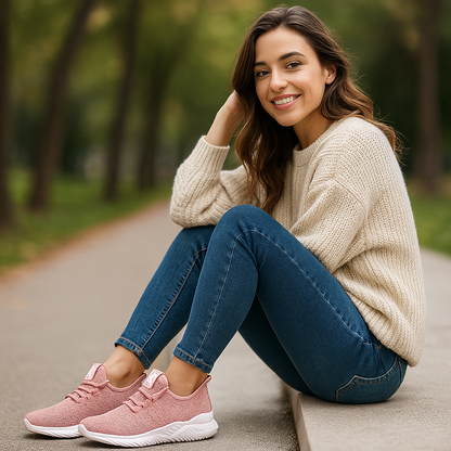 Zapatos de Tela Cómodos Mujer Estilo Moderno