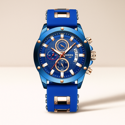 Reloj de Hombre Nibosi Blue Night Elegante