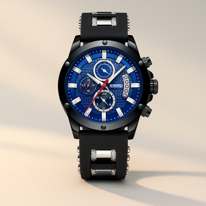 Reloj de Hombre Nibosi Blue Night Elegante