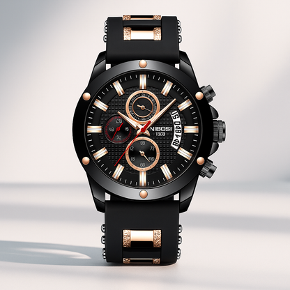 Reloj de Hombre Nibosi Blue Night Elegante