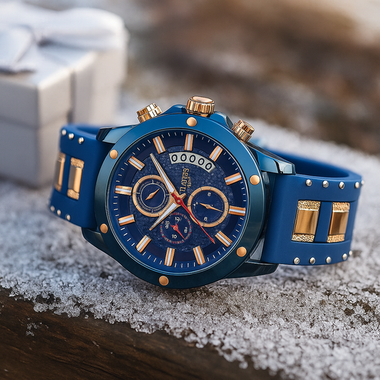 Reloj de Hombre Nibosi Blue Night Elegante