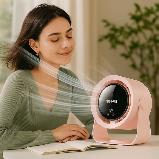 Ventilador Turbo Sin Aspas LED Silencioso