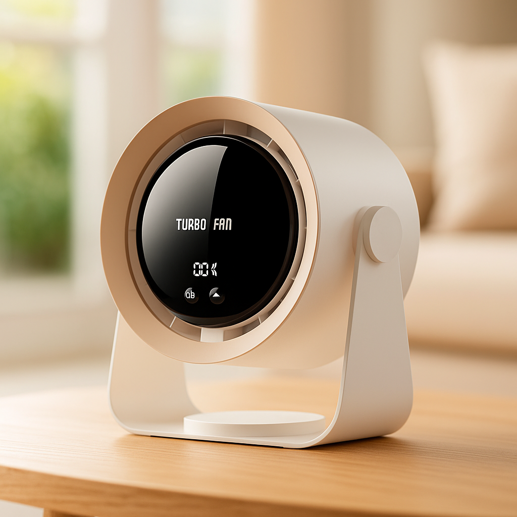 Ventilador Turbo Sin Aspas LED Silencioso