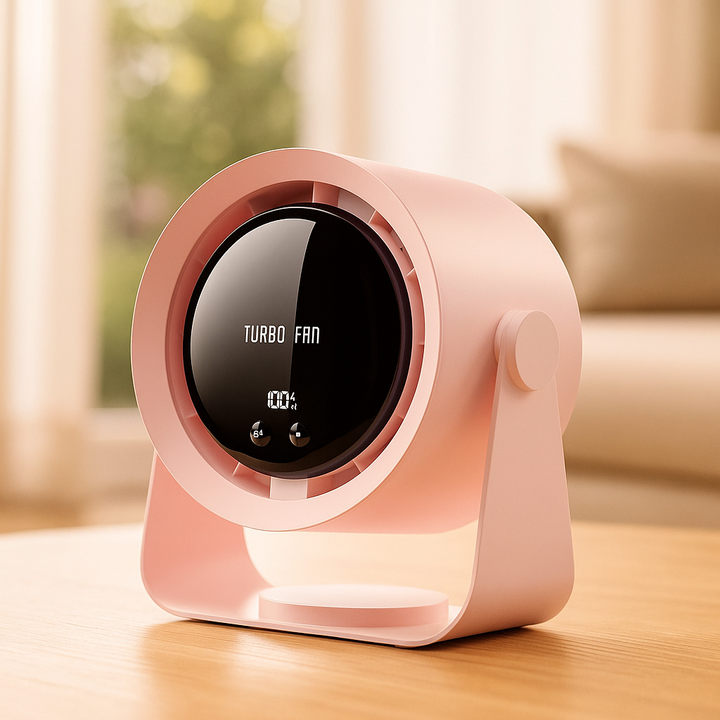 Ventilador Turbo Sin Aspas LED Silencioso