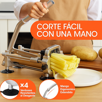 Cortador de Papas Premium de Acero Inoxidable