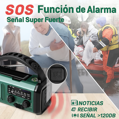 SurvivorPro Radio de Emergencia 10.000mAh