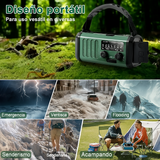 SurvivorPro Radio de Emergencia 10.000mAh