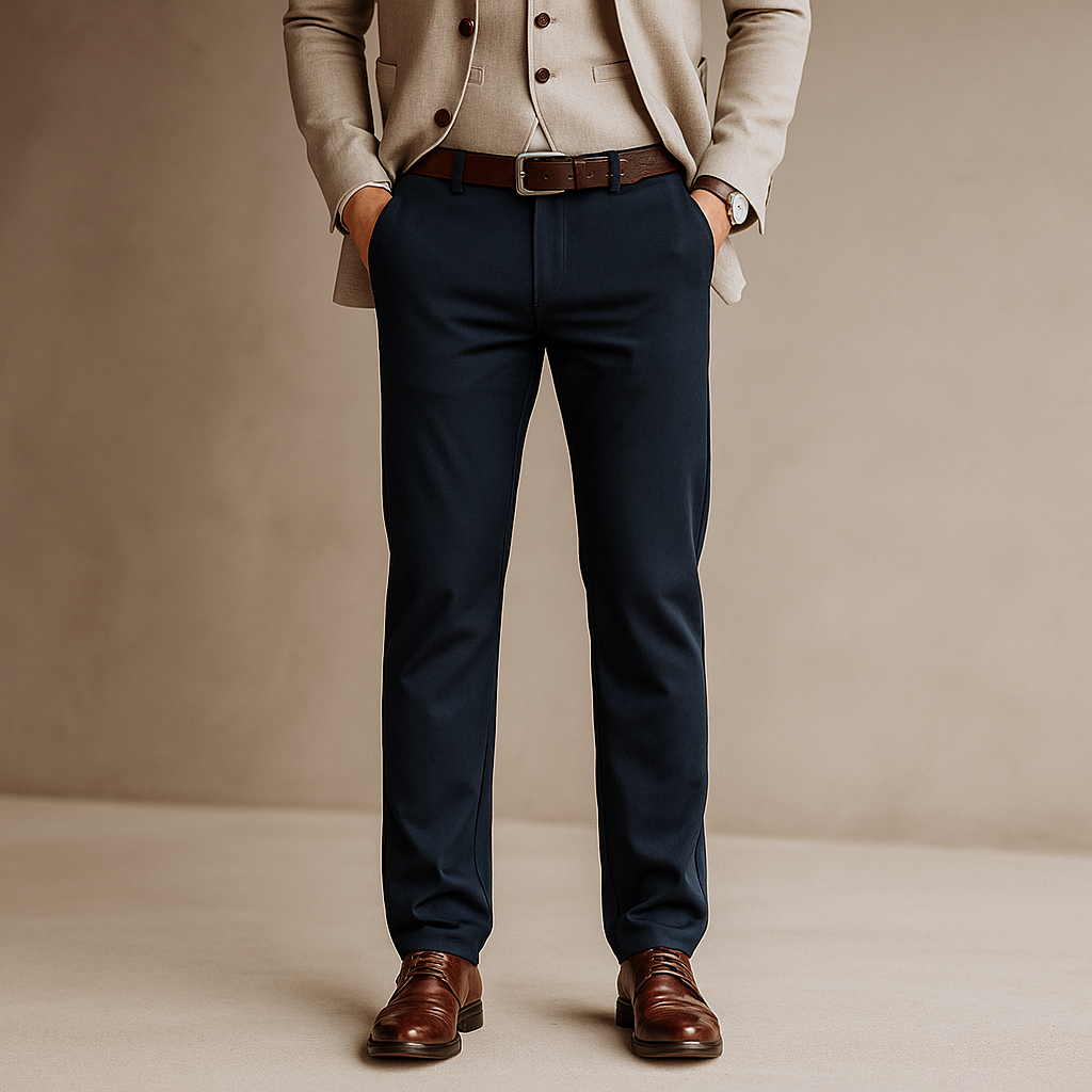 Thomas -Pantalones de vestir slim fit para hombre
