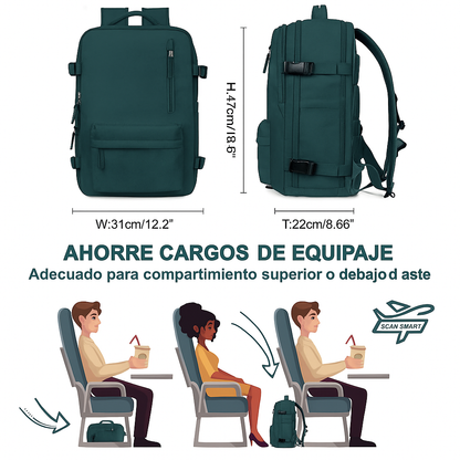 Vyflair | Mochila de Viaje Grande Impermeable para Mujeres