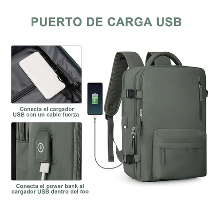 Vyflair | Mochila de Viaje Grande Impermeable para Mujeres
