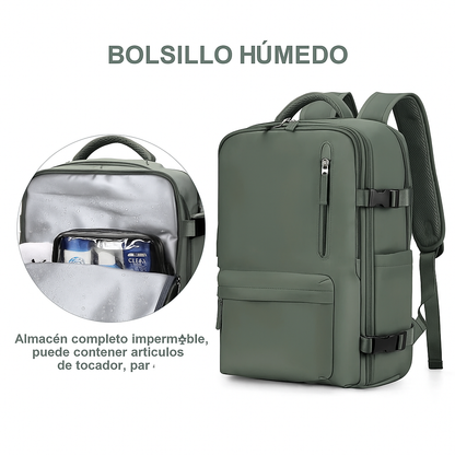 Vyflair | Mochila de Viaje Grande Impermeable para Mujeres