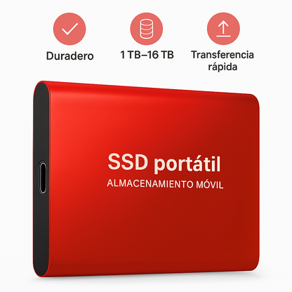 ByteX SSD Externa Súper Rápida 1TB–16TB