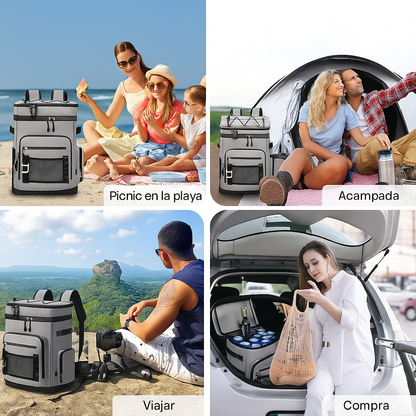 Mochila Nevera Aislada 30L Impermeable