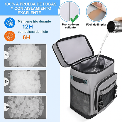 Mochila Nevera Aislada 30L Impermeable