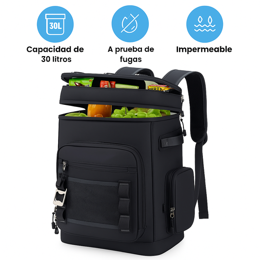 Mochila Nevera Aislada 30L Impermeable