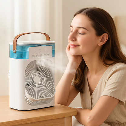 Ventilador Enfriador de Aire Portátil 3 en 1