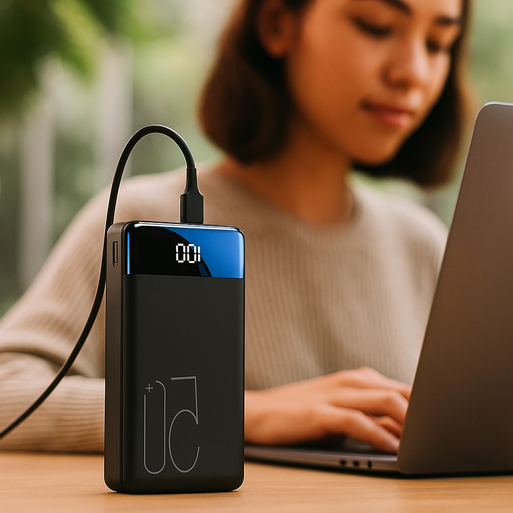 Banco de Energía 100,000mAh Carga Súper Rápida