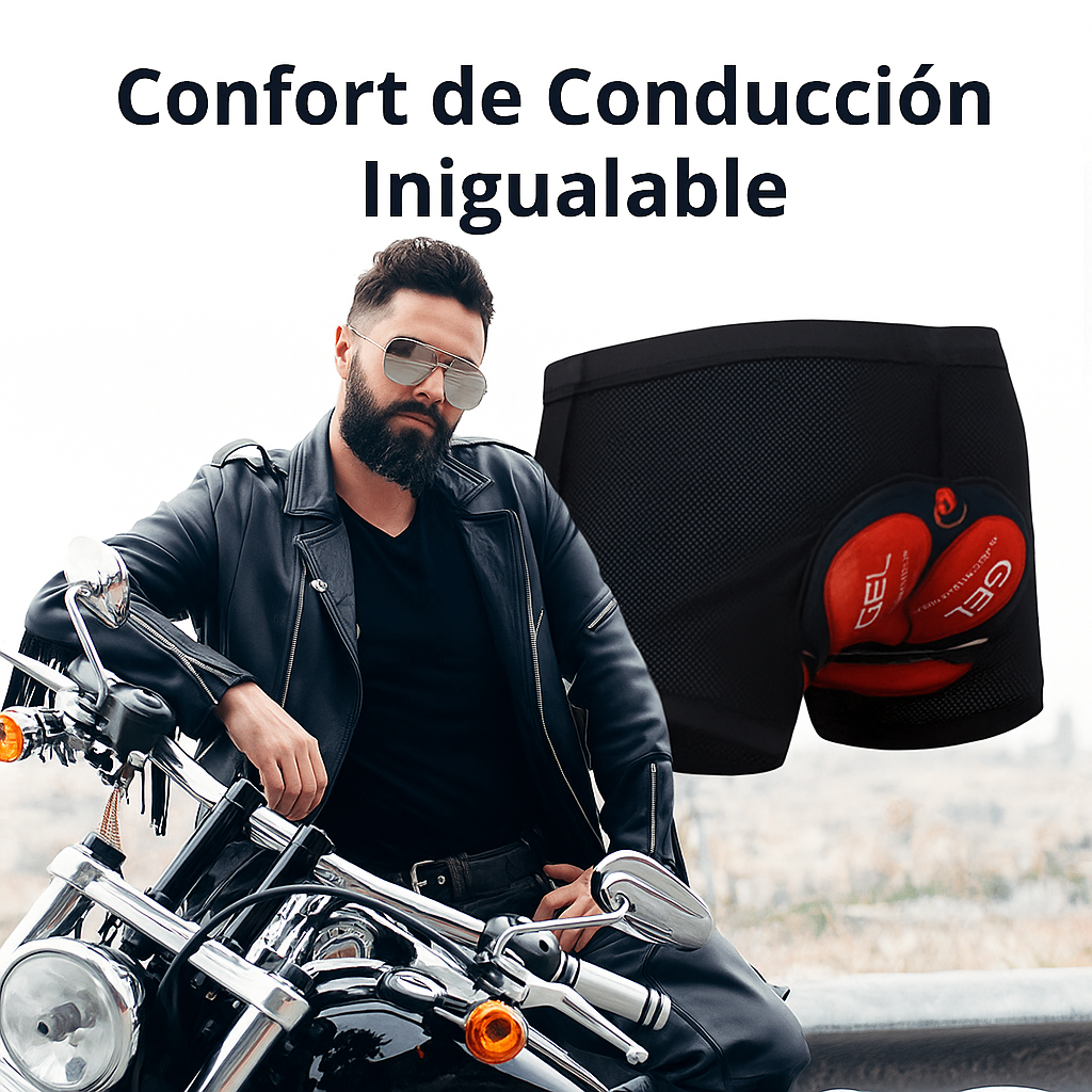 Pantalones Cortos de Ciclismo con Almohadilla de Gel 5D