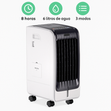 Enfriador Evaporativo Portátil 6L con Control Remoto