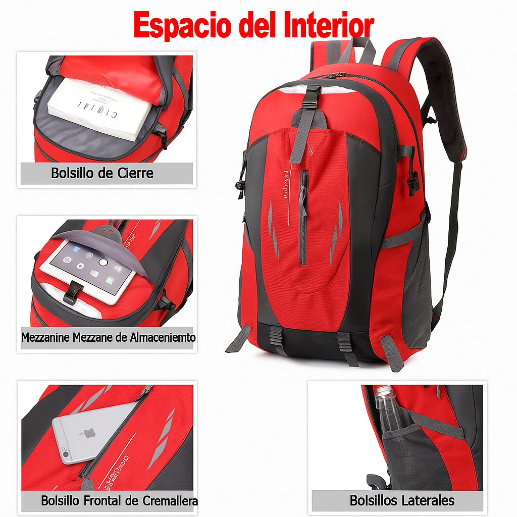 Mochila de Viaje Impermeable 50L