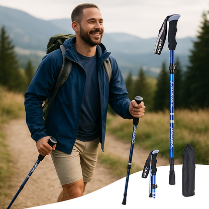 Bastones de Trekking Ajustables Plegables
