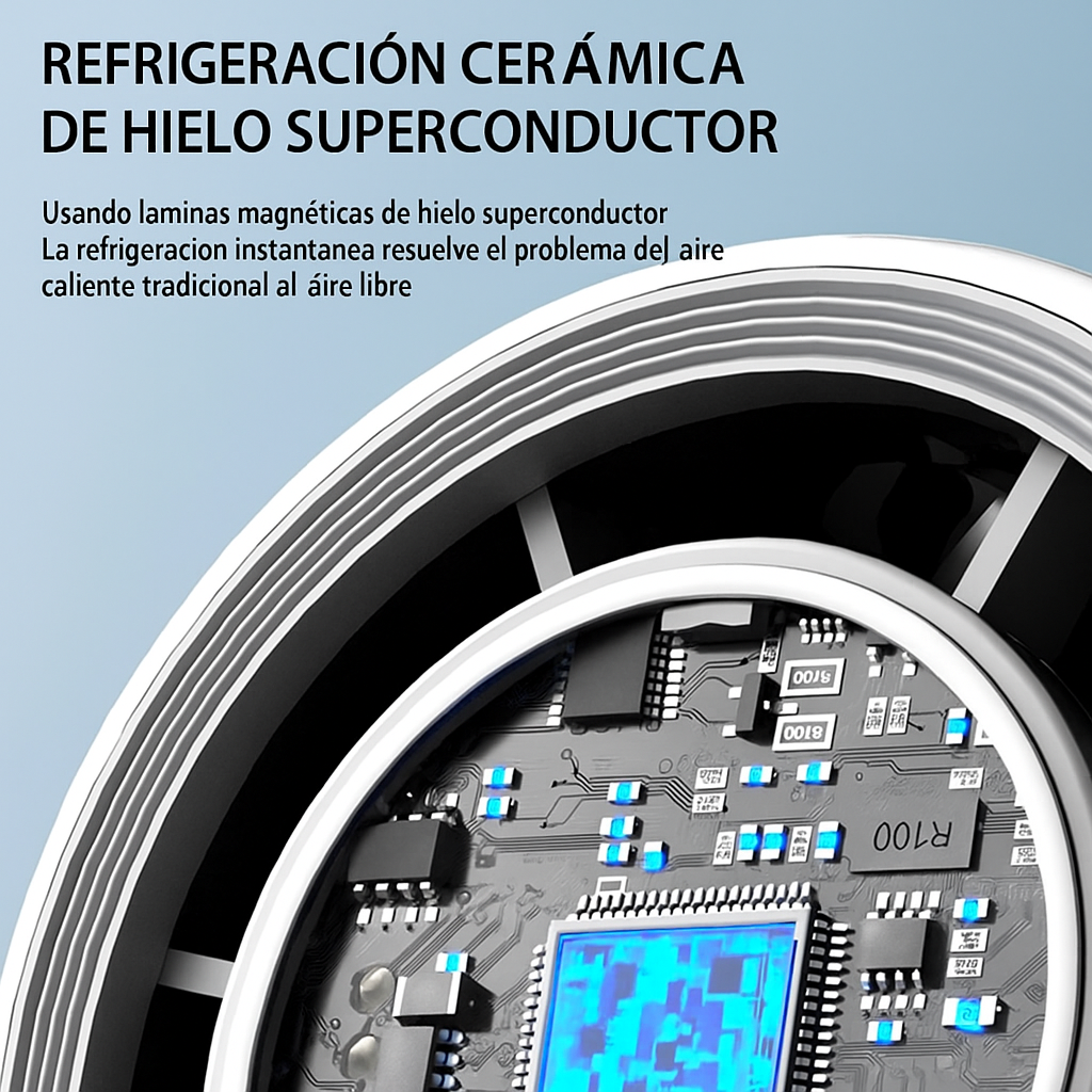 Ventilador de Mano Cooliox Mini Plegable 4000mAh