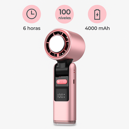 Ventilador de Mano Cooliox Mini Plegable 4000mAh