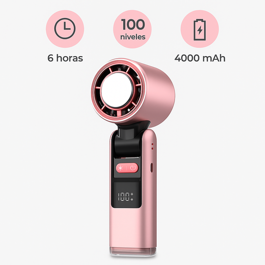 Ventilador de Mano Cooliox Mini Plegable 4000mAh
