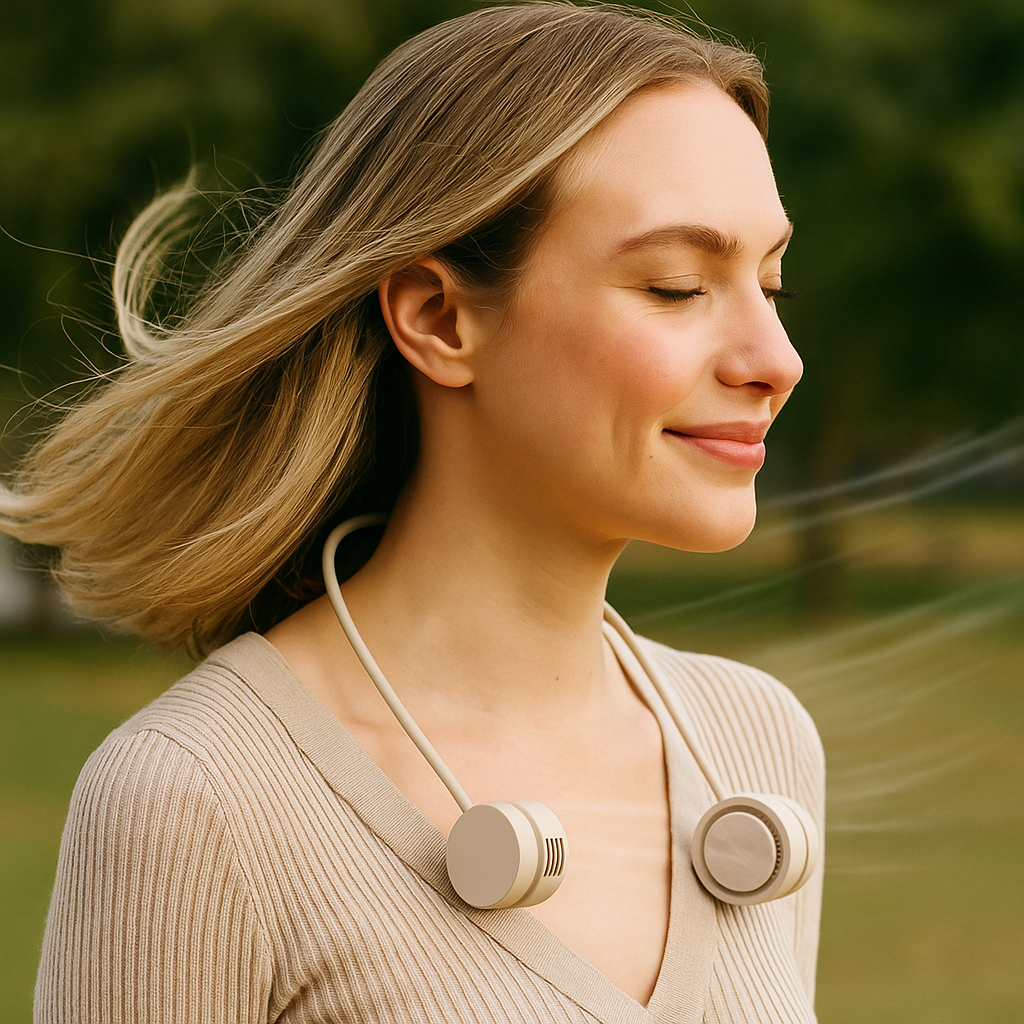 Mini Ventilador Portátil USB Recargable para Cuello
