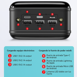 Power Bank 50000mAh Carga Rápida Portátil