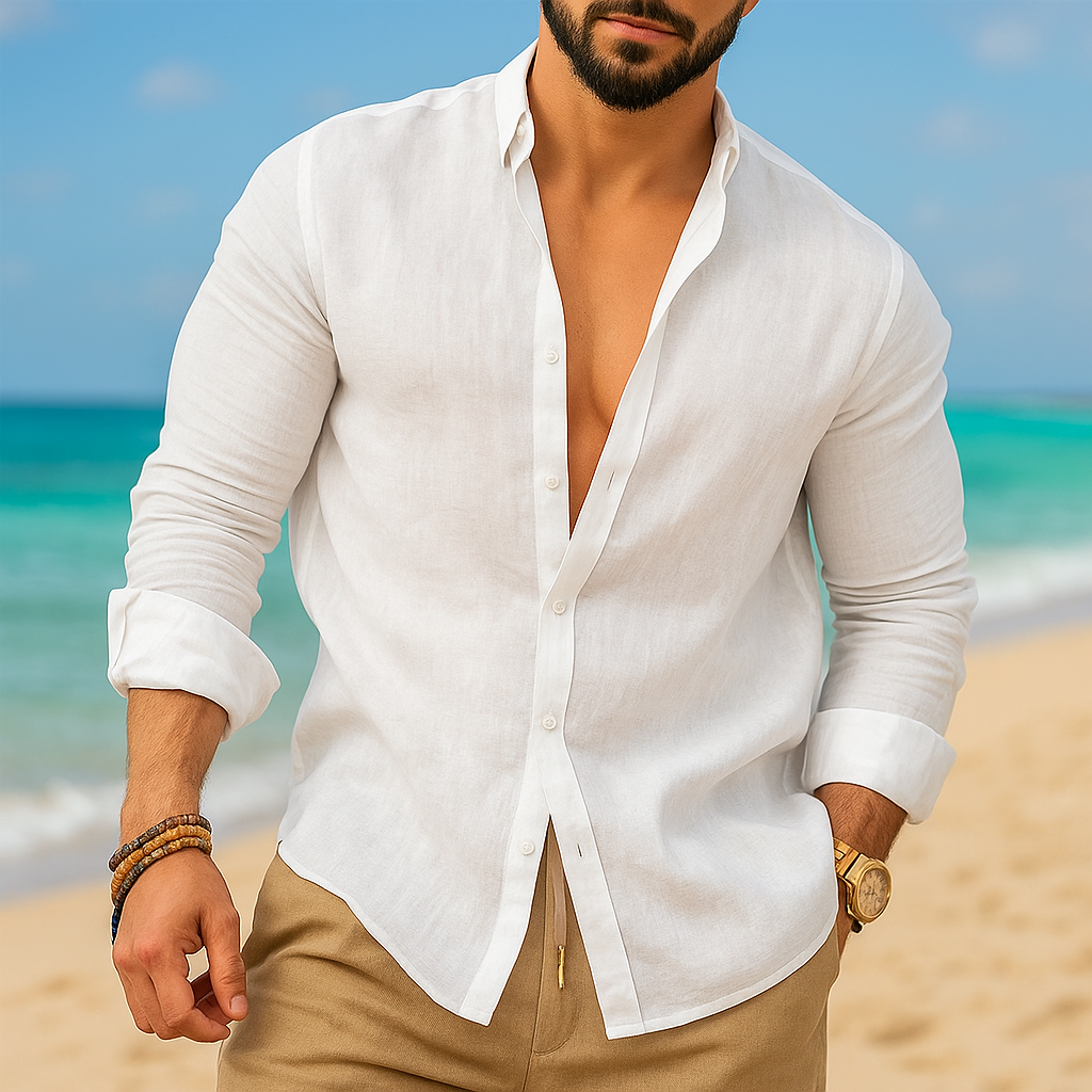 Ronnie – Camisa de Lino Transpirable