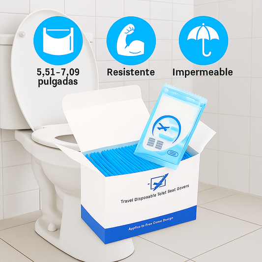 Cubiertas Desechables para Inodoro Higiénicas y Portátiles