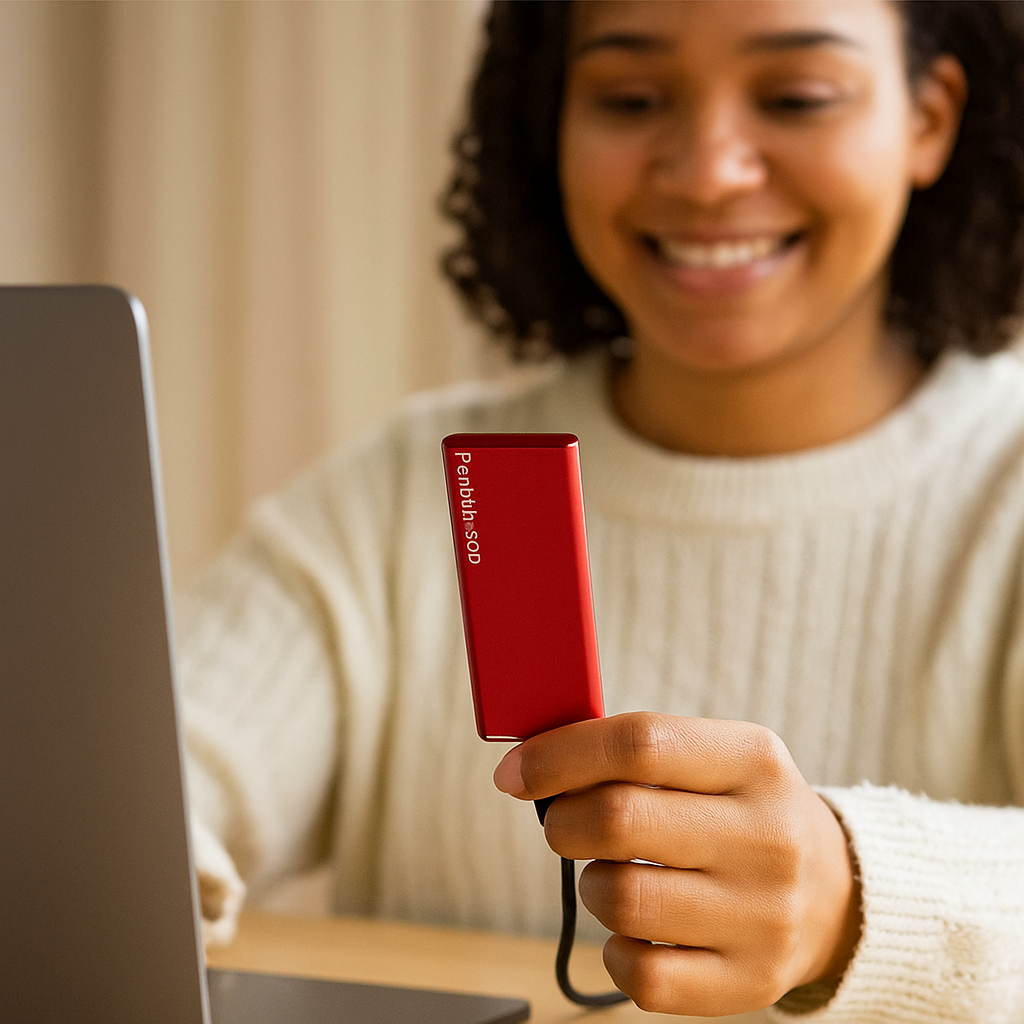Disco Duro Externo 4TB USB-C Ultra Delgado