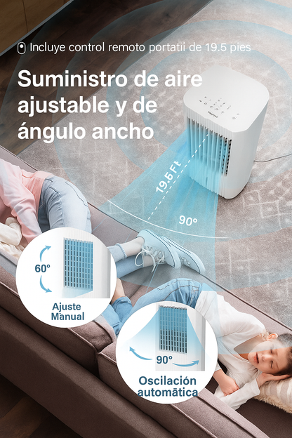 Enfriador de Aire Evaporativo 3 en 1 Portátil Silencioso