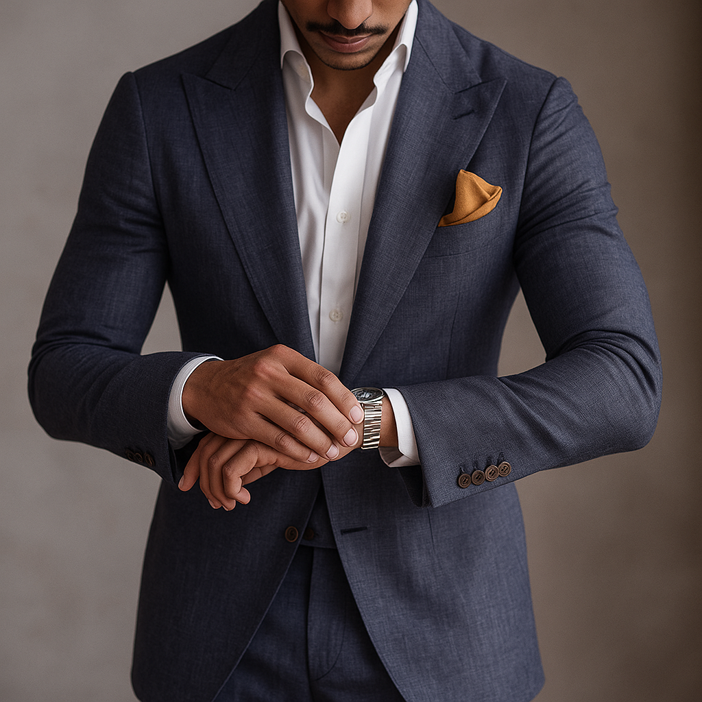 Chaqueta Blazer de Lino Hombre Gideon