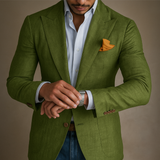 Chaqueta Blazer de Lino Hombre Gideon