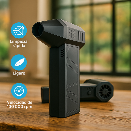 TurboJet Pro Soplador de Aire Portátil 130,000 RPM