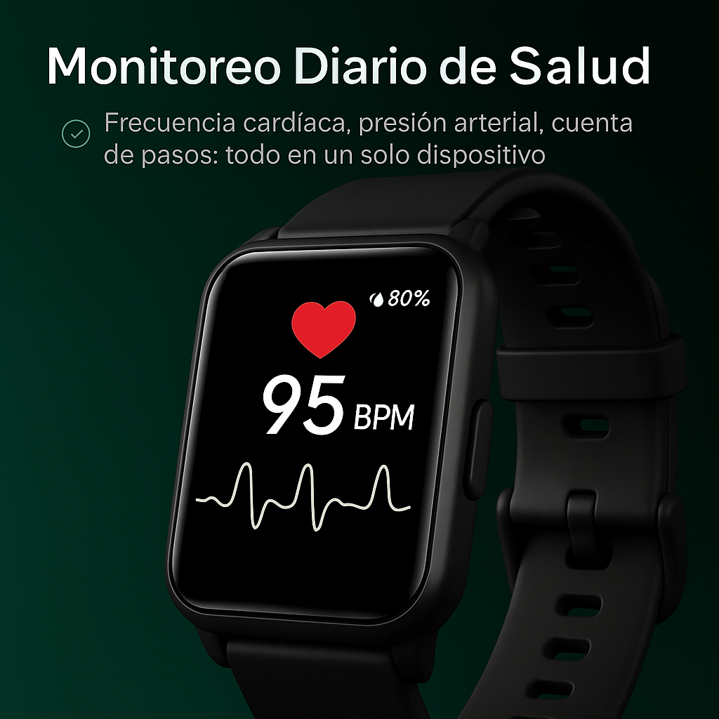 Reloj Inteligente SOS con Detección de Caídas para Mayores