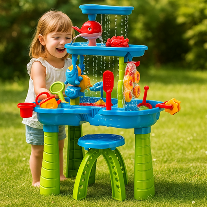Mesa Infantil 3 en 1 de Arena y Agua
