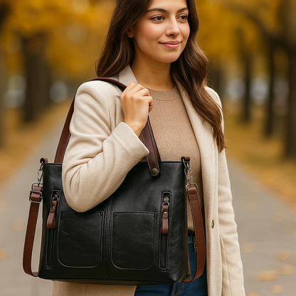 Bolso de Cuero Elegante y Sofisticado