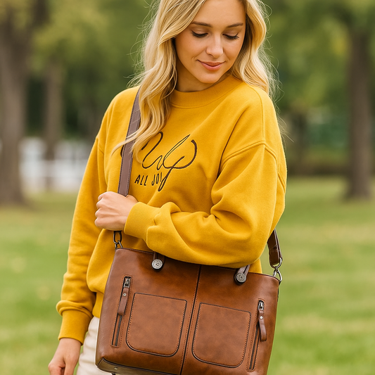 Bolso de Cuero Elegante y Sofisticado