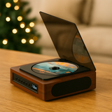 Reproductor de CD Retro Bluetooth con Radio FM