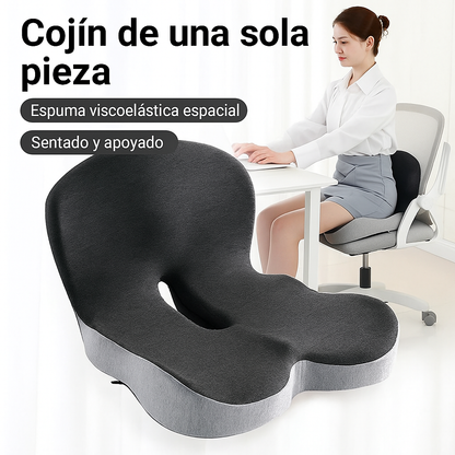 Cojín de Asiento Lumbar de Espuma Viscoelástica
